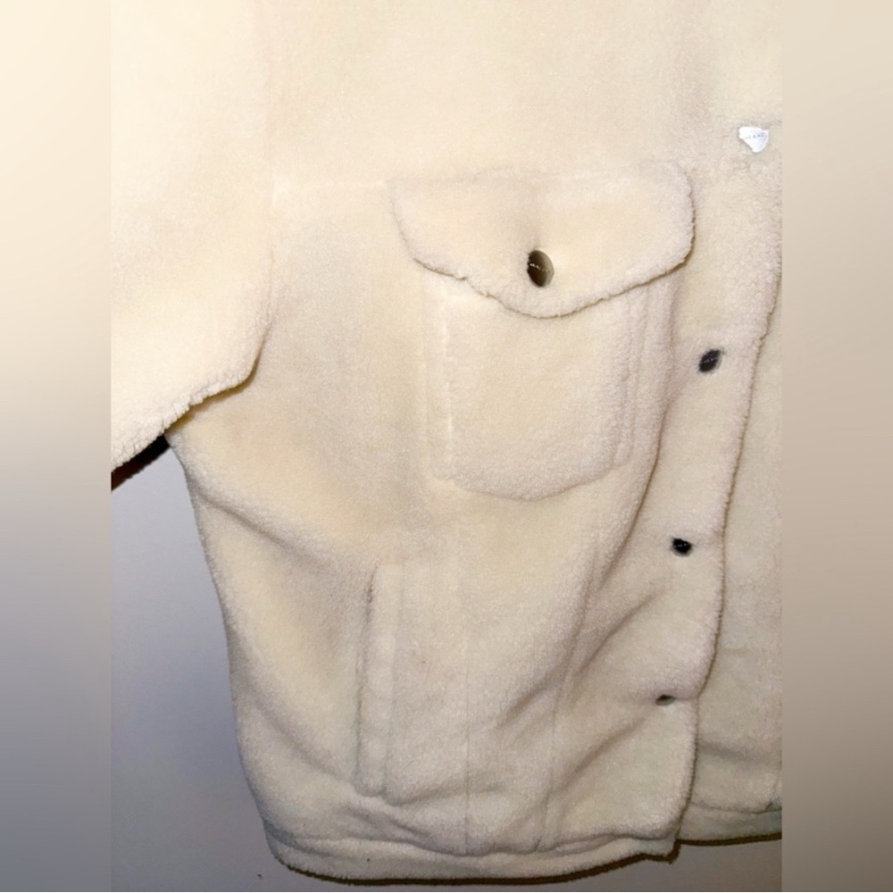 Anine Bing faux shearling oversized bomber jacket apres ski cabincore teddy - Picture 6 of 15